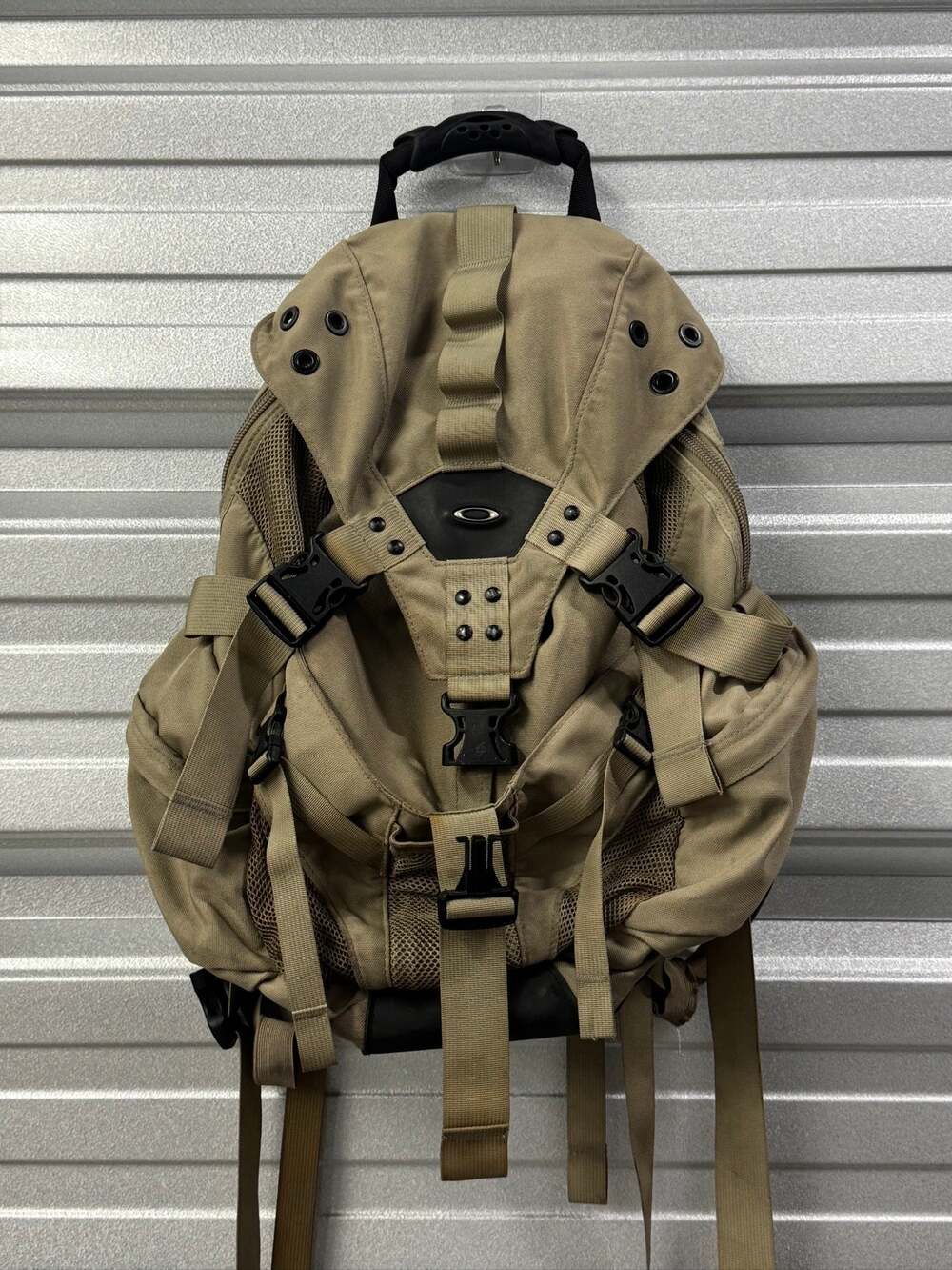 Vintage Y2K Oakley Software Icon 2.0 Kitchen Sink Coyote Backpack